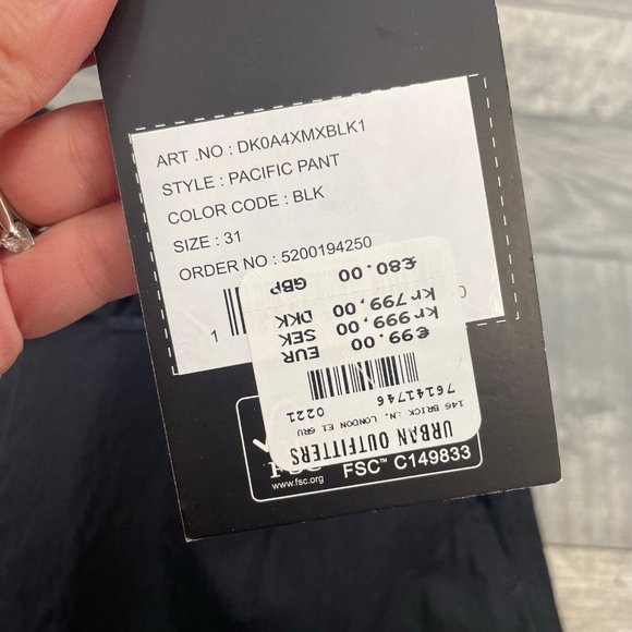 Dickies Mens Pacific Pants Trousers W31 Black Zip Off Shorts Cargos Util… - Picture 9 of 13